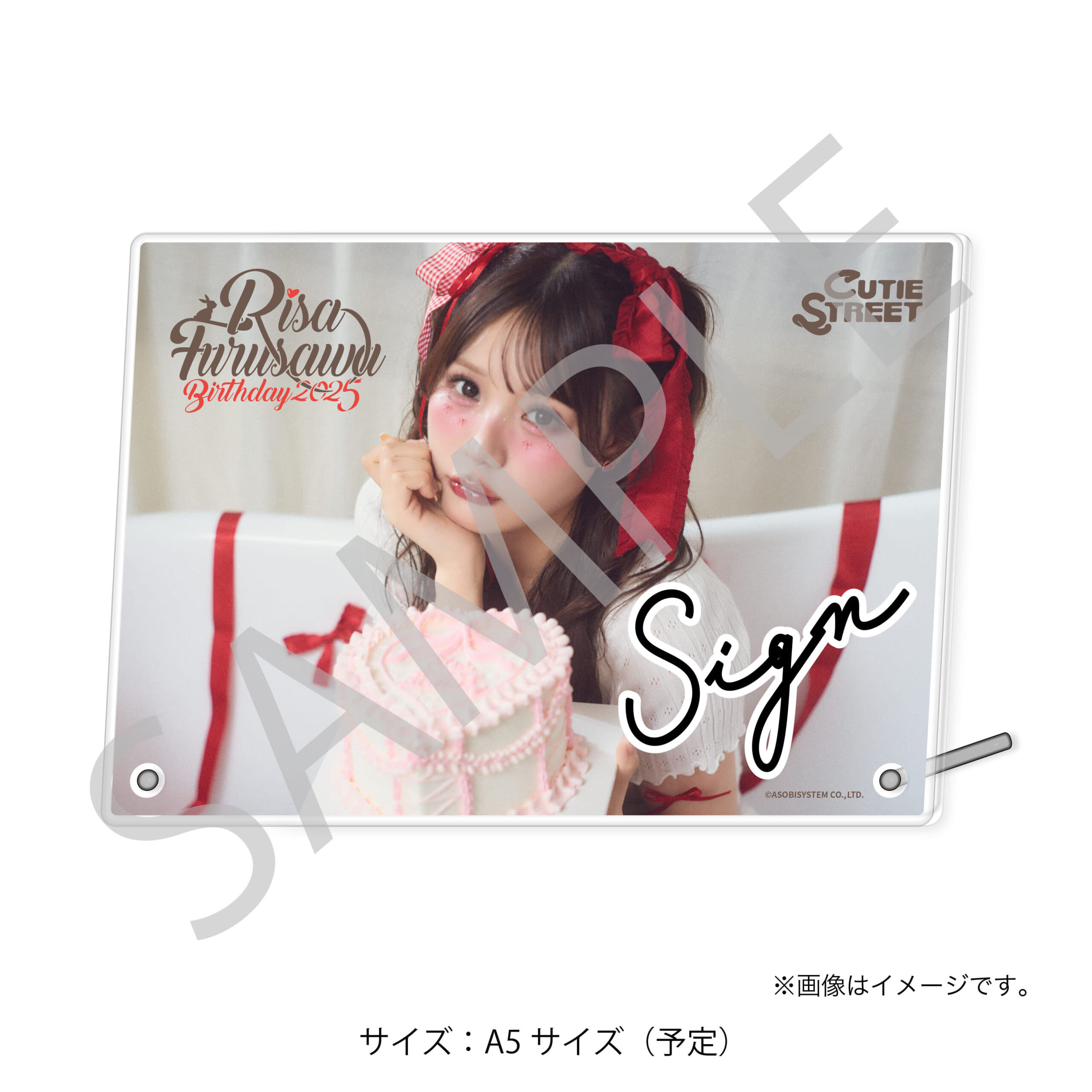 サイン入り!アクリルフォトパネル