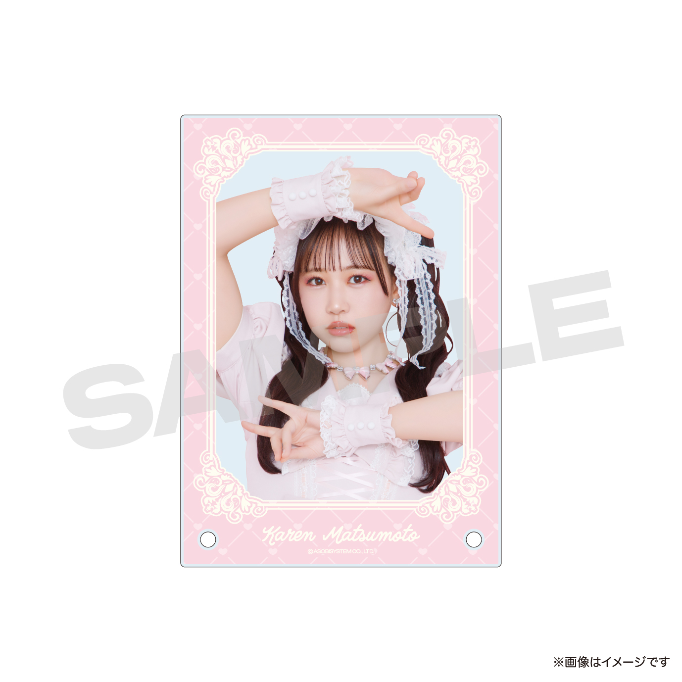 直筆サイン入り!アクリルパネル 松本かれん